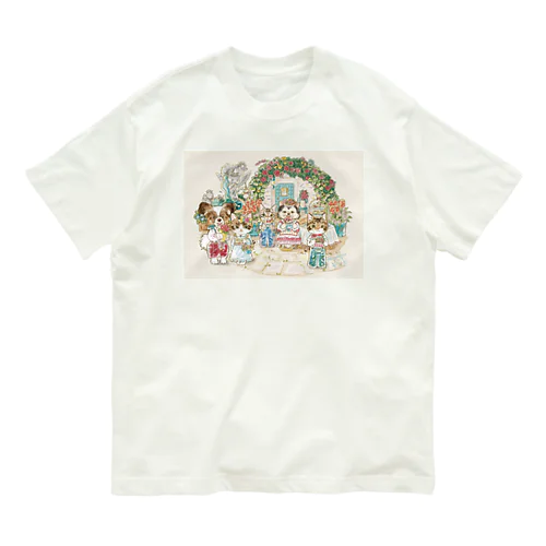 れおまるくん一家　ローズガーデンツアー Organic Cotton T-Shirt