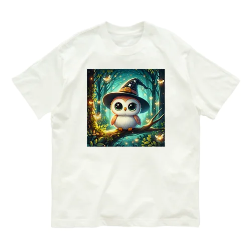 森の魔法使いフクロウくん Organic Cotton T-Shirt