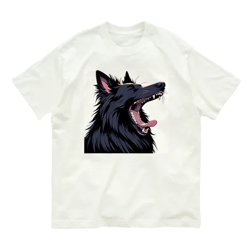 ベルジアン・シェパード・ドッグ・グローネンダール　犬　ワンコ　ドッグ オーガニックコットンTシャツ