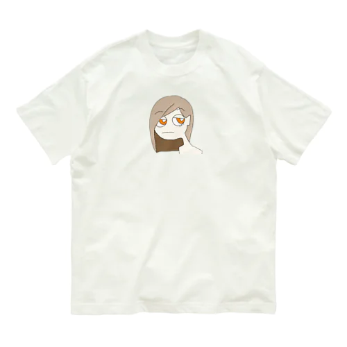 インドア・ダウナーガール Organic Cotton T-Shirt