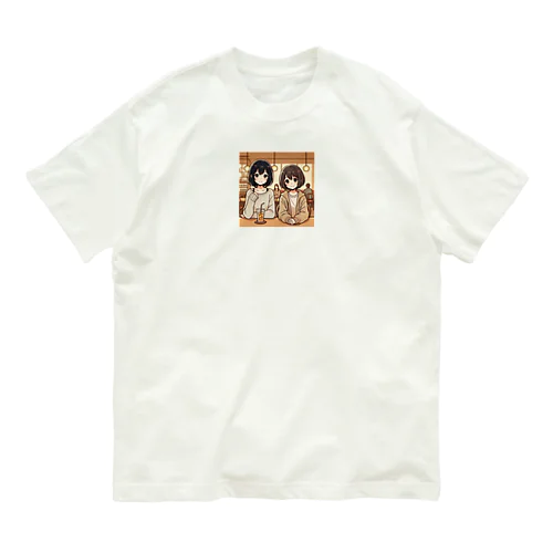 芷蘭藍花（Tsí-lân Lâm-hue） Organic Cotton T-Shirt