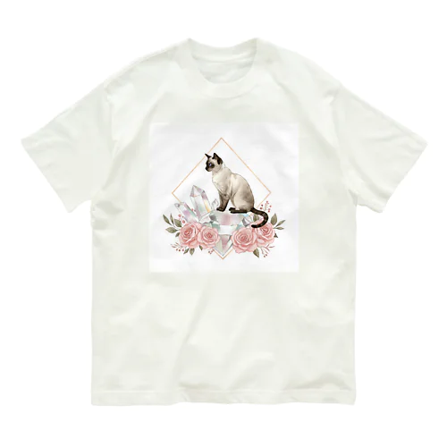 猫と石。ときどき薔薇。② Organic Cotton T-Shirt
