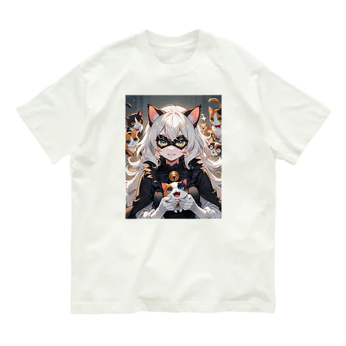 猫魔女の陰謀 二次元タレイアシリーズNo.3 4-3-250222 Organic Cotton T-Shirt