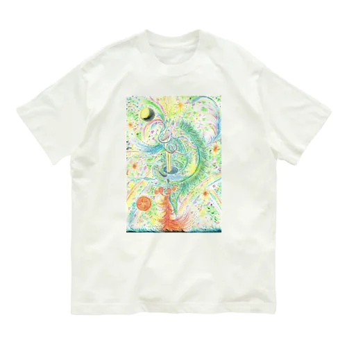 なないろの龍 Organic Cotton T-Shirt