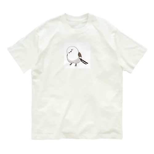 エナガのいる日常（カラー） Organic Cotton T-Shirt