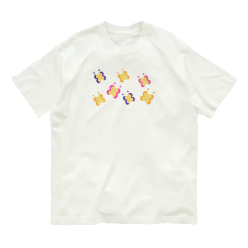 ちょうちょ オーガニックコットンTシャツ