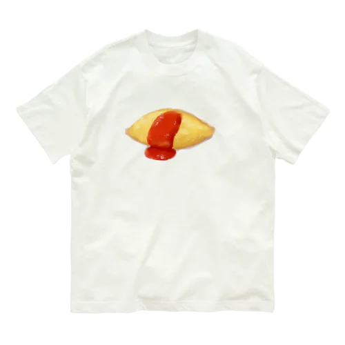 おむらいす Organic Cotton T-Shirt