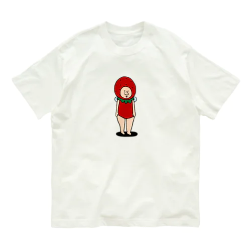 いちごの妖精さん オーガニックコットンTシャツ