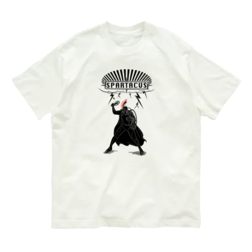 spartacus 2-#1 (black ink) オーガニックコットンTシャツ