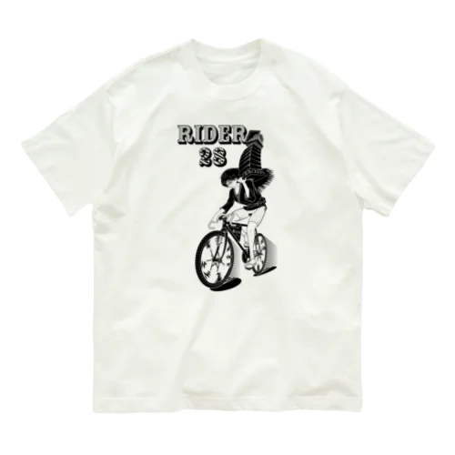 rider28 #1 (black ink) Organic Cotton T-Shirt