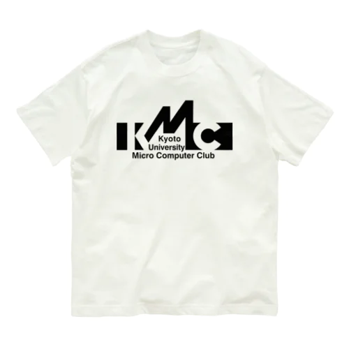 KMC 京大マイコンクラブ(黒ロゴ) Organic Cotton T-Shirt