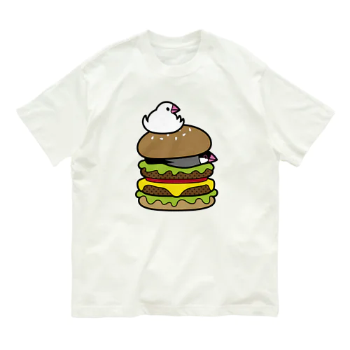 ぶんちょうバーガー オーガニックコットンTシャツ