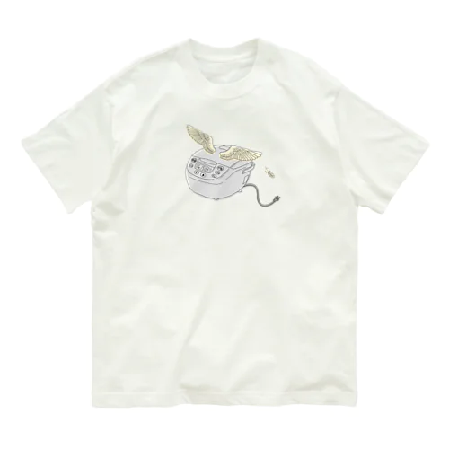 空飛ぶ炊飯器 Organic Cotton T-Shirt