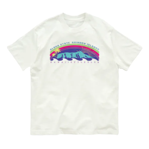 Hawaiian monument Organic Cotton T-Shirt