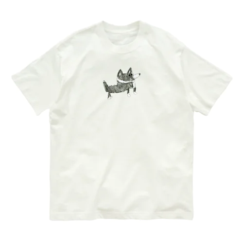 ボーダーコリーがいっぴき Organic Cotton T-Shirt