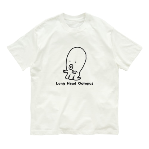 頭の長いタコ Organic Cotton T-Shirt