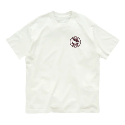 文鳥と稲穂 Organic Cotton T-Shirt