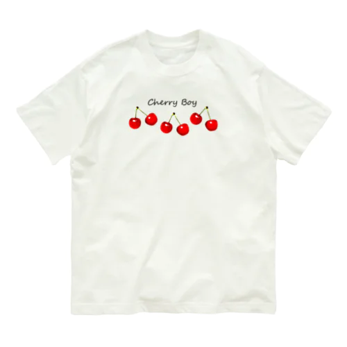 🍒チェリーボーイ🍒 オーガニックコットンTシャツ