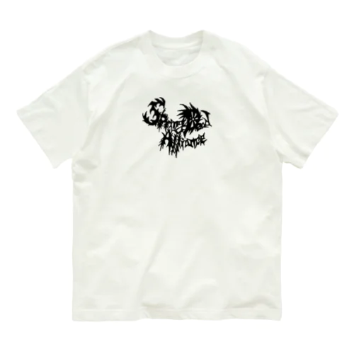 SDA黒ロゴ オーガニックコットンTシャツ