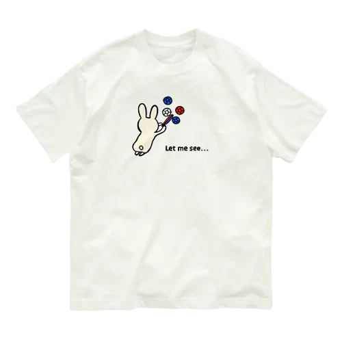 【ボッチャ】Let me see..._ Organic Cotton T-Shirt