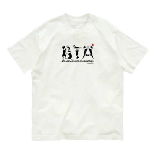 ボストンテリア同好会(BTA) Organic Cotton T-Shirt