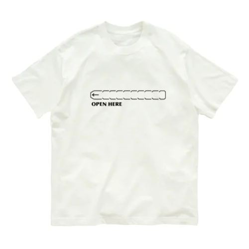 ここから開けてください Organic Cotton T-Shirt