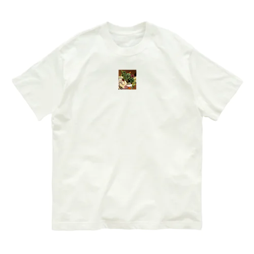 お野菜もりもり 盛り合わせ オーガニックコットンTシャツ