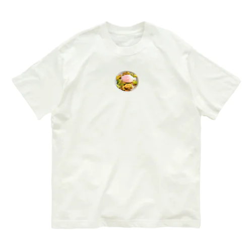 アボカド丼with温泉玉子 オーガニックコットンTシャツ