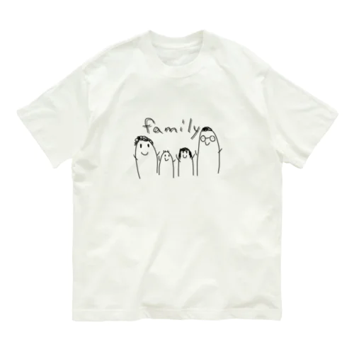 ふぁみりー オーガニックコットンTシャツ