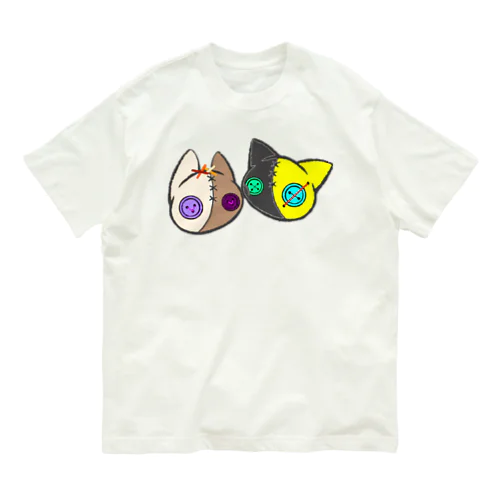 【つむぎはぎシリーズ】トラとウマ Organic Cotton T-Shirt