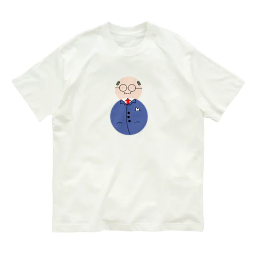 社長。丸いですね。 オーガニックコットンTシャツ