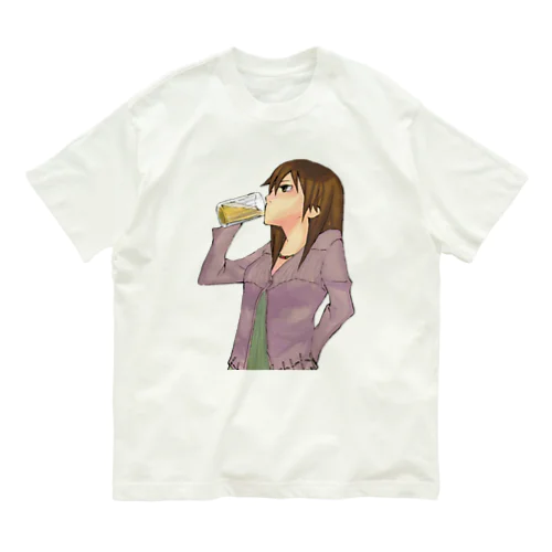 NO beer NO life オーガニックコットンTシャツ