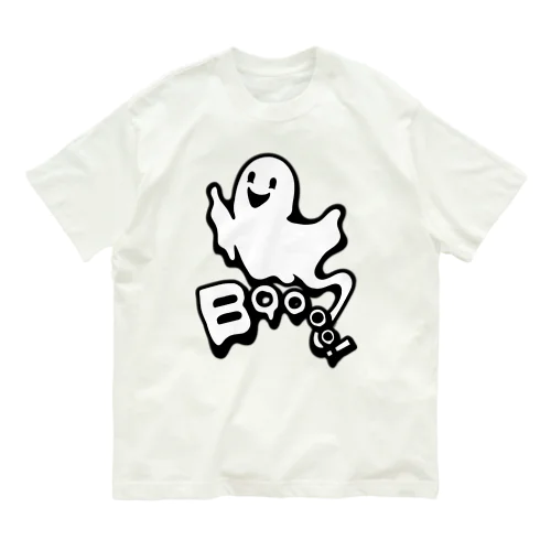 おばけちゃんばぁ!(Boo!ゴースト) オーガニックコットンTシャツ