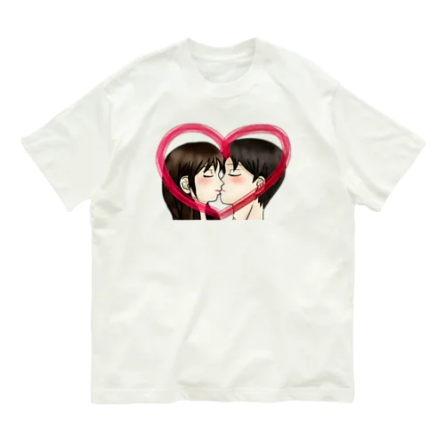 Kiss with heart♥ Organic Cotton T-Shirt