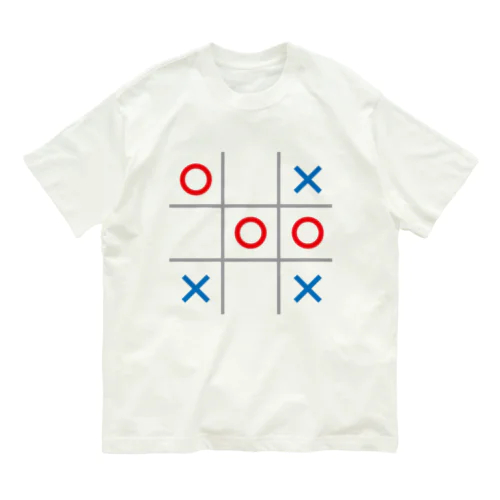 マルバツゲーム Organic Cotton T-Shirt