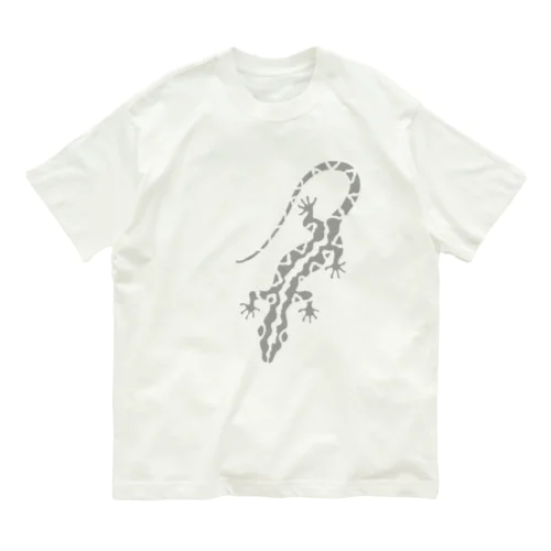 とかげちょろり(したむき) Organic Cotton T-Shirt