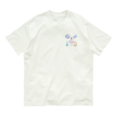 5種の鉱物 水彩風 Organic Cotton T-Shirt