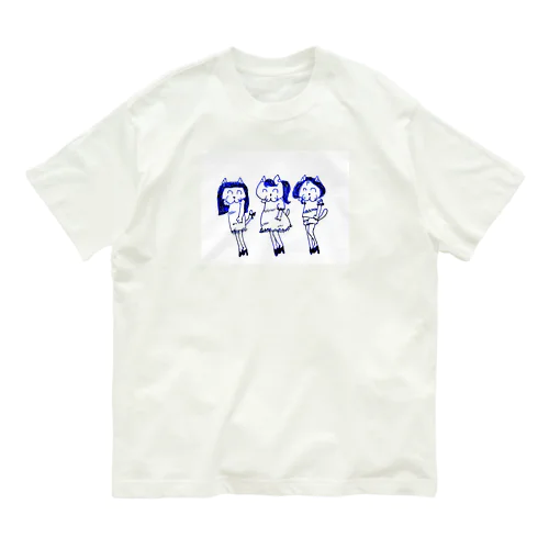 たまにゃんトリオ Organic Cotton T-Shirt