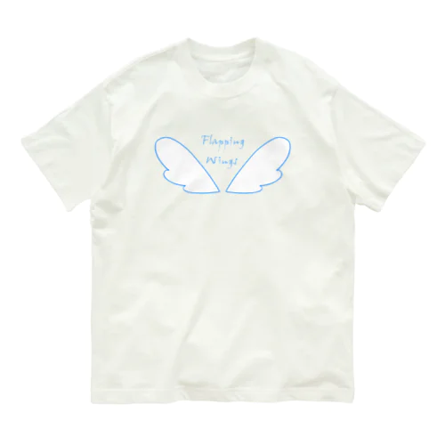 羽を羽ばたかせる Organic Cotton T-Shirt