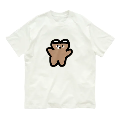 くまくま。ちょこまみれ🍫 オーガニックコットンTシャツ