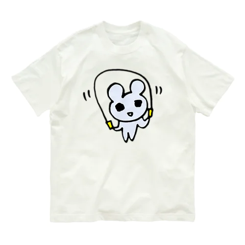 なわとびマウス オーガニックコットンTシャツ