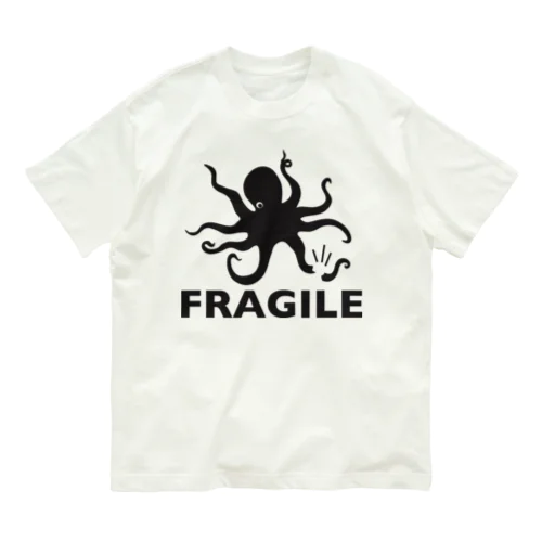 ワレモノ注意 Organic Cotton T-Shirt