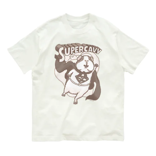 SUPERCAVY オーガニックコットンTシャツ