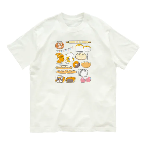 コーギーとパン Organic Cotton T-Shirt