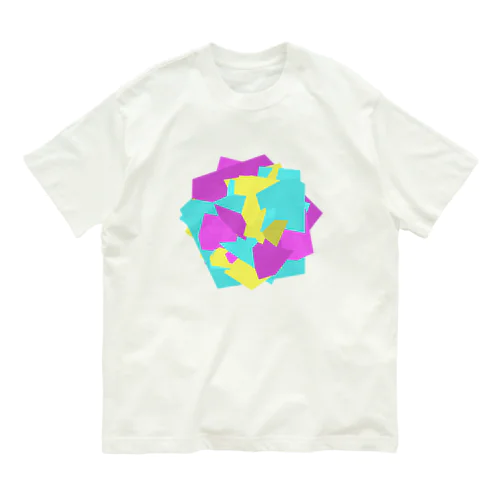 Cubes オーガニックコットンTシャツ