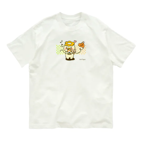 ニッコリ眉の黄色っぱさん Organic Cotton T-Shirt