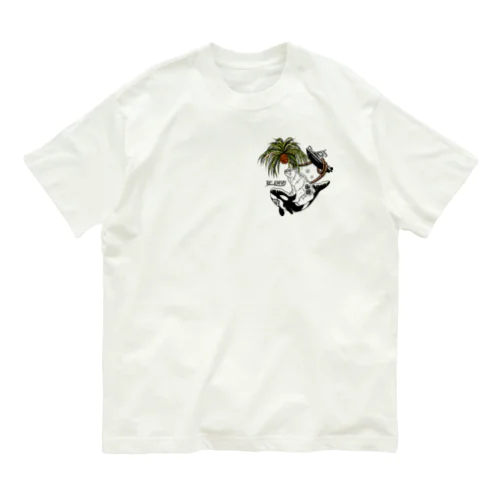 Re:kmui Holiday of Ainu 白T Organic Cotton T-Shirt