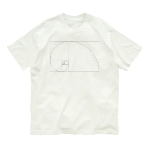 Fibonacci_Blocks オーガニックコットンTシャツ