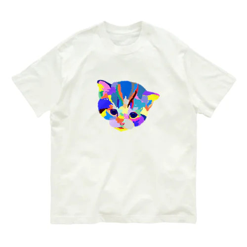 カラフルな猫 Organic Cotton T-Shirt