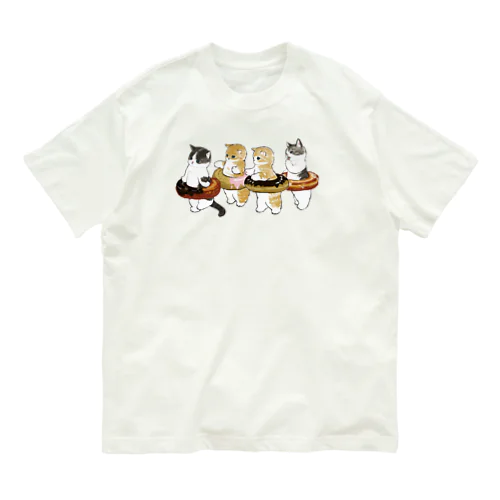 ドーナッツにゃん Organic Cotton T-Shirt